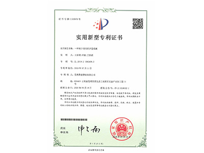 鼎骏一种便于使用的异型模板实用新型证书