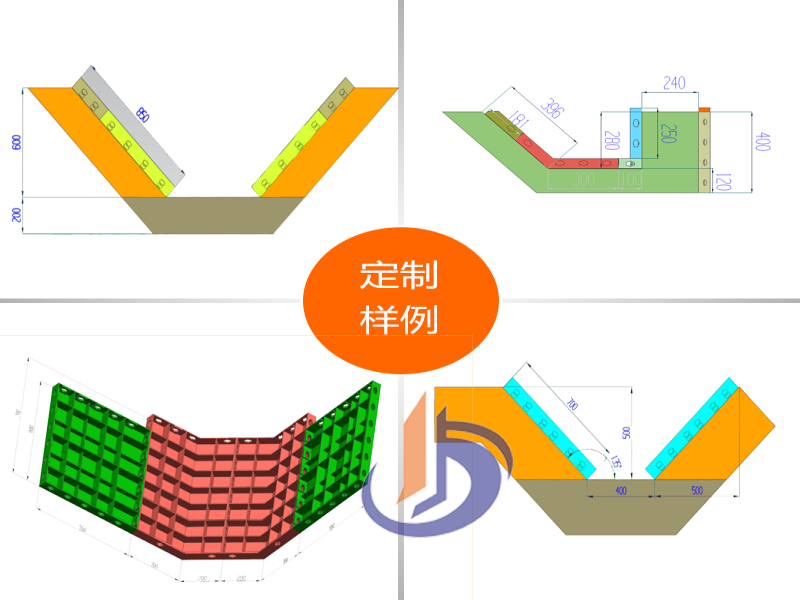 梯形水沟模板、塑钢模具