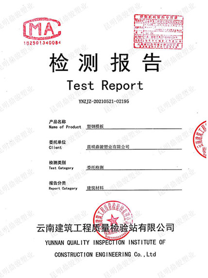 鼎骏检验报告